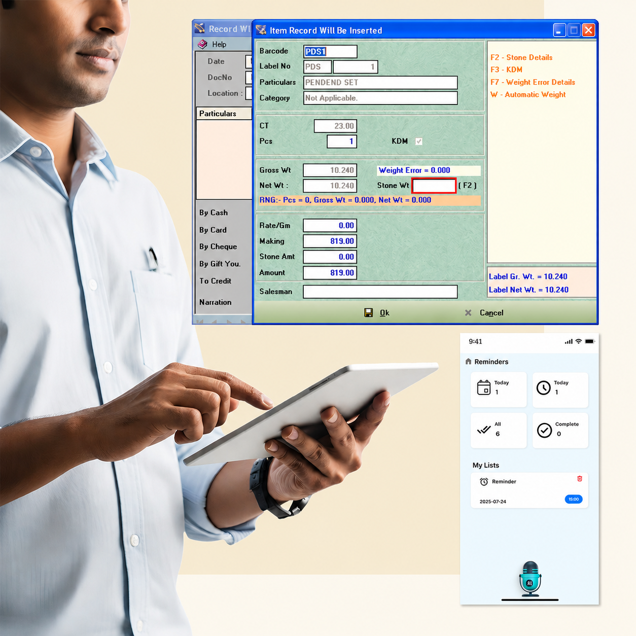 Complete Jewellery Store Management Software