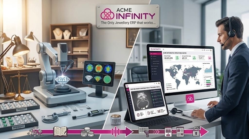 ERP Software for Jewellery Wholesaler | Acme Infinity